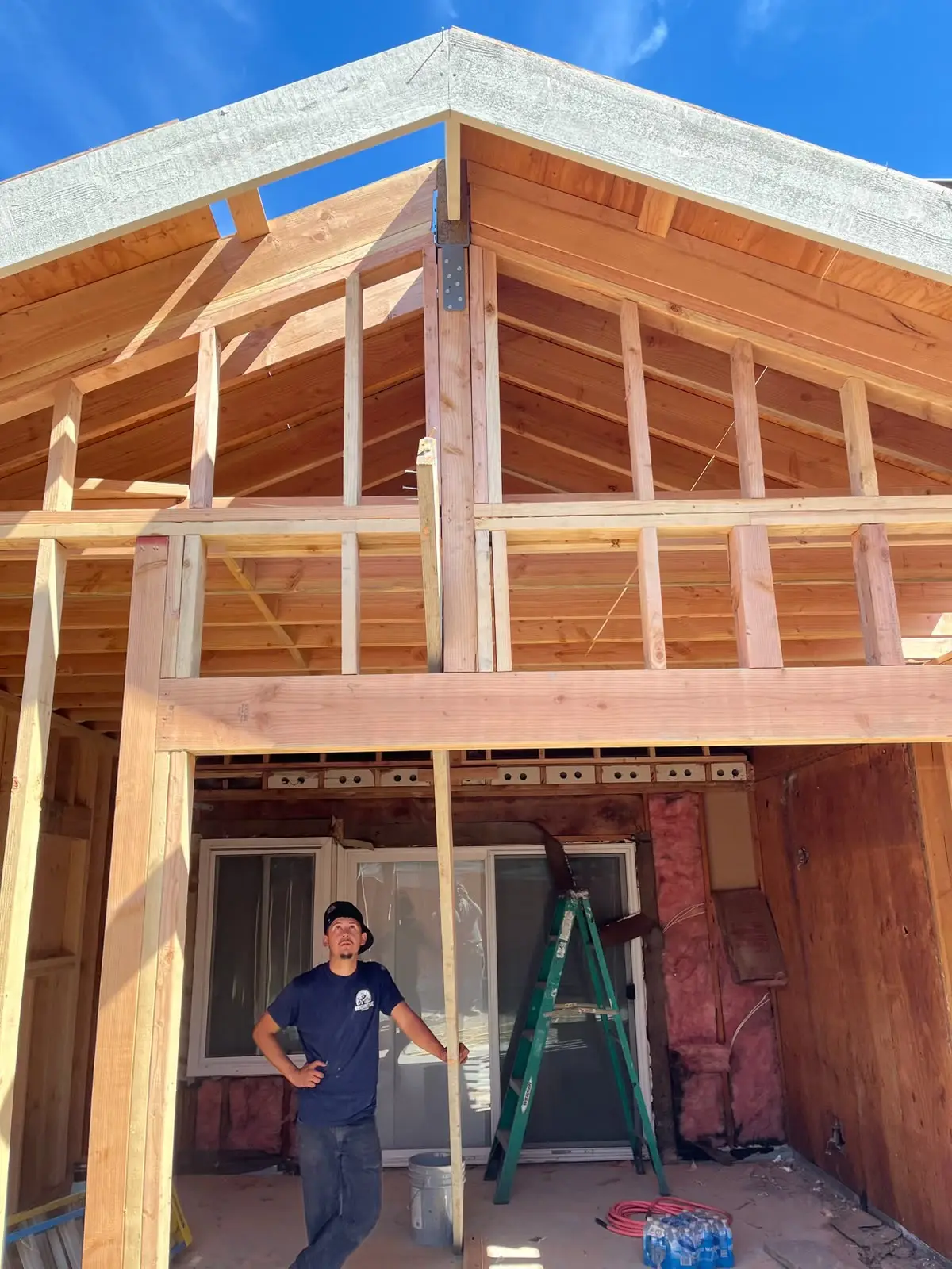 Room Addition — Roof & Structural Framing
