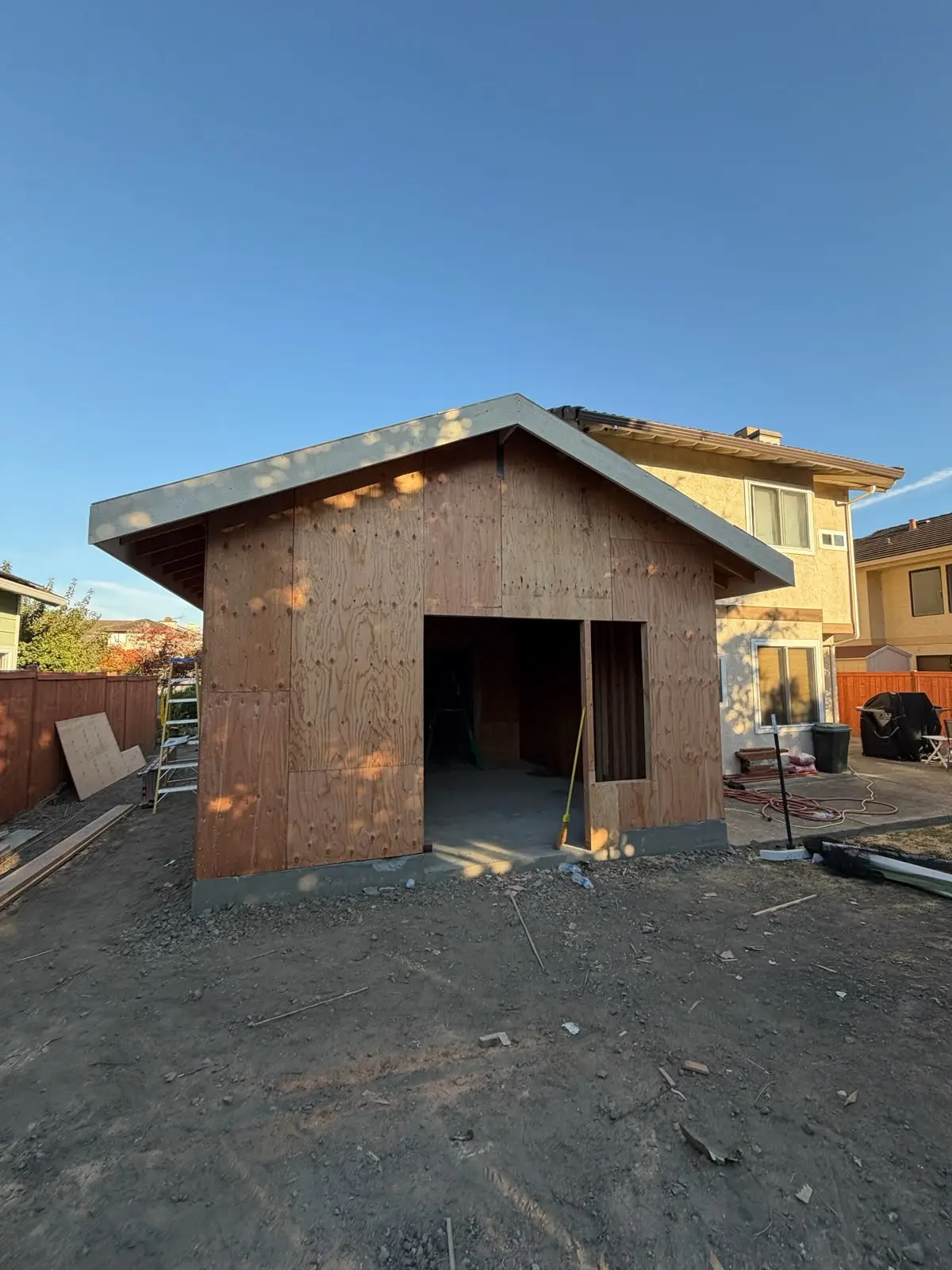 Room Addition — Exterior Framing